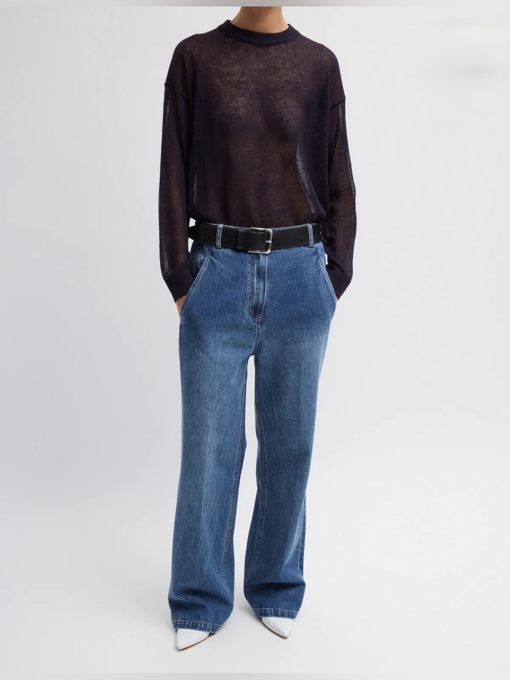 Tibi Spring Denim Barry Jean - Picture 2 of 5